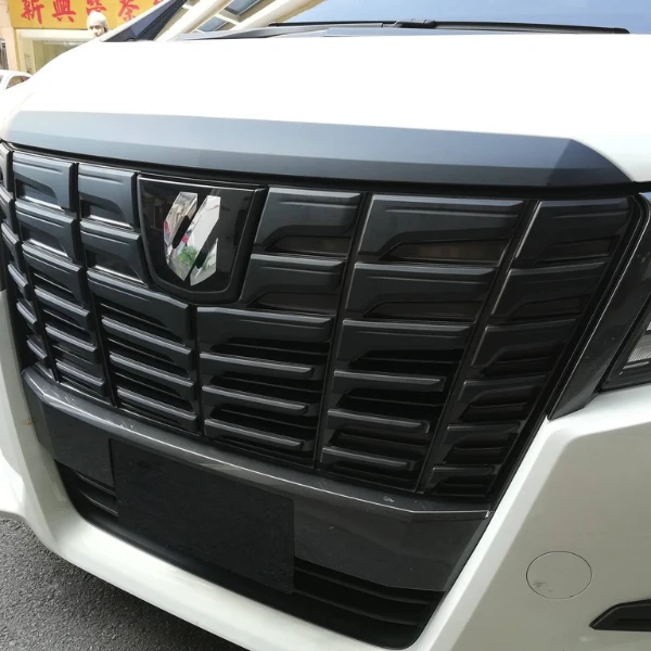 Grilles & Vents: Matte Black Finish