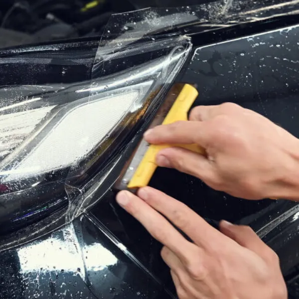 Front Fender Protection: Film Application